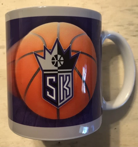 NBA Sacramento Kings Ceramic Coffee Cup Mug Brand New & Never Used Basketball Cover