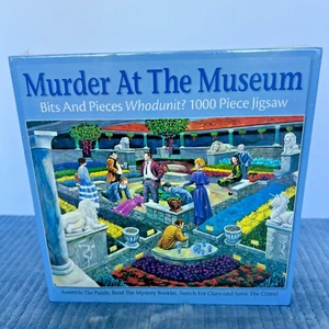 “Murder at the Museum” 1000 Piece Studio Bits & Pieces Puzzle 41244 Box NEW - Picture 1 of 5