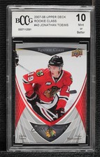 2007-08 Upper Deck Rookie Class Box Set Jonathan Toews #43 BCCG Mint Rookie RC