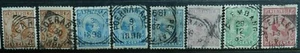 Netherlands Indies 1892/95 8 stamps to 50c SG 94. 97/100 Used cat £21 - Bild 1 von 1