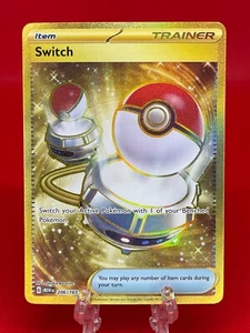 Pokémon TCG Switch 206/165 Scarlet & Violet 151 Gold Hyper Rare Englisch 2023 NM - Bild 1 von 2