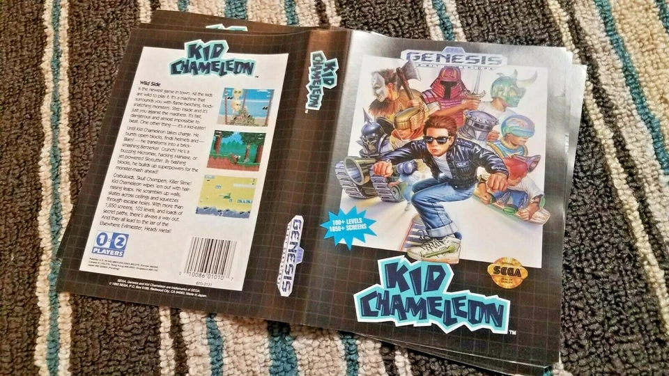 SOLO EN CAJA ARTE Kid Chameleon Original Sega Genesis Estuche Funda Foto 1 de 1