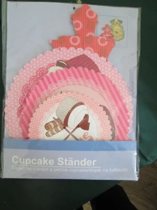 Etagere 3 Etagen Muffin Cupcake Ständer Pappe 3-stöckig Pappständer - Bild 1 von 4