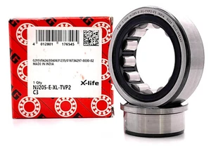 FAG NJ205 E XL TVP2 C3 Cylindrical roller bearing 25*52*15mm - Picture 1 of 3