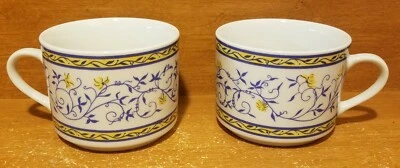 American Atelier MARSEILLE Conjunto de Copo Plano de 2, 2 1/2", 3374, Porcelana, Excelente - Imagem 1 de 4