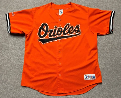 Roberto Alomar Baltimore Orioles Jersey Adult Mens XXL Orange Majestic #12 MLB Cover