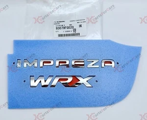 OEM 2008-2014 Subaru Impreza WRX Rear Emblem Letter NamePlate Set NEW 93079FG020 - Bild 1 von 4