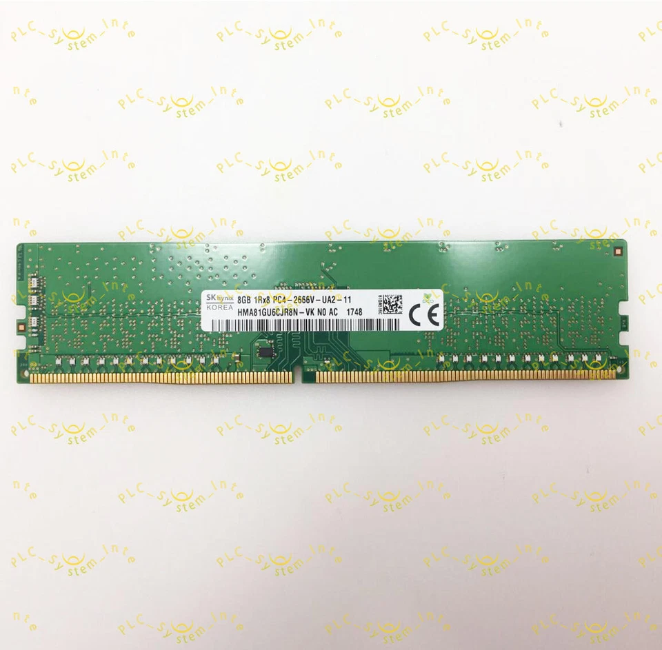 1PCS New SK Hynix 8GB 2666MHz DDR4 RAM PC4-2666V HMA81GU6CJR8N-VK - Image 1 of 1