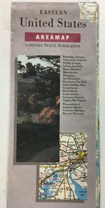 Mapa Este de Estados Unidos © 1989 Gousha Travel Publications,  - Imagen 1 de 7