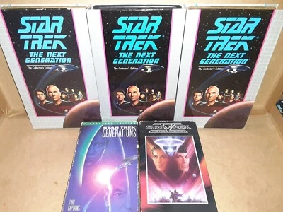 Star Trek VHS Video Lot (5) 1989-1995 - Image 1 of 4