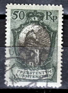 Liechtenstein 58 A, O, 50 Rp. Paisajes - Imagen 1 de 1