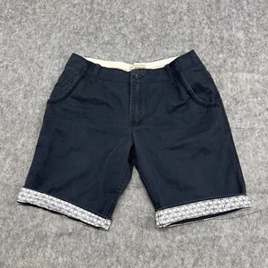 Burberry London Shorts Herren 34 blau Karobesatz Chino Bündchen Saum Preppy Etikett 36 - Bild 1 von 18