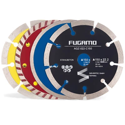 Diamant Trennscheibe 150mm Universal Turbo Beton Stahlbeton Stein Fliesen
