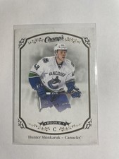 2015-16 Upper Deck Champ's Canucks Hockey Card #175 Hunter Shinkaruk Rookie