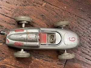 Vintage Schuco 1037 Porsche #6 micro racer Silver Race Racing Car - Picture 1 of 19
