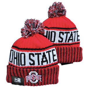 NEW Ohio State Red/Black Beanie Adult Size Unisex NEW WITH TAGS