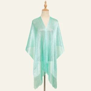 Women's Evening Dress Wedding Shawl Sequined Shrug Wraps Party Scarf Bridal Cape - Picture 1 of 54