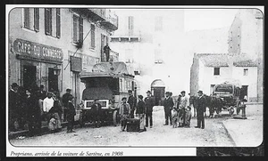 1997 -- PROPRIANO . ARRIVEE DE LA VOITURE DE SARTENE EN 1908 . 3U887 - Picture 1 of 1