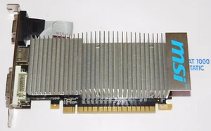 NVidia Geforce GT 520 1GB PCIe Grafikkarte VGA DVI HDMI Passiv MSI N520GT-MD1GD3 - Bild 1 von 4