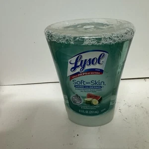 Lysol Soft on Skin No Touch Ricarica Mani Idratante Cetriolo Anguria 8,5 OZ - Foto 1 di 2