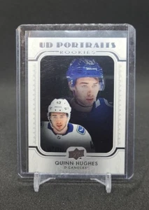 2019 Upper Deck UD Portraits #P-45 Quinn Hughes - Bild 1 von 2