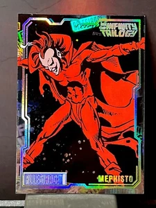 2024 Upper Deck Marvel Infinitiy Trilogy Mephisto #3 Holofoil   10/10 Omega!!!!! - Picture 1 of 3
