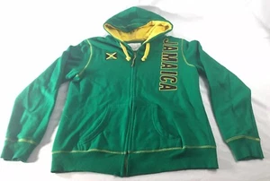 Auténtica Sudadera con Capucha Con Cremallera Completa Juvenil Mediana 10-12 Verde Cosida Usada en Excelente Condición - Imagen 1 de 7