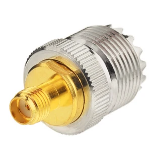 SO239 PL259 Female to SMA Reverse Female Adaptor for Baofeng - Picture 1 of 3