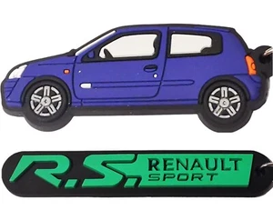 Llavero Renault Clio 172/182 Azul + Llavero Renault Sport - Imagen 1 de 3