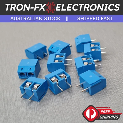 KF301-5.0-2P 2 Way Terminal Block 5mm Blue Pack of 10 - image 1 of 4