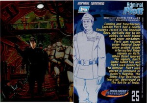 1996 Topps, Star Wars Finest, #25 Admiral Piett