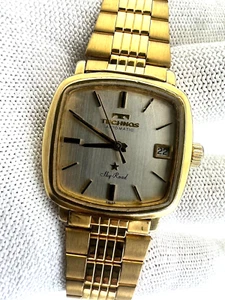 Technos automatic sky road 32.8 mm with NOS bracelet  running - Picture 1 of 11