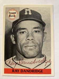 1992 Front Row Dandridge #1AU Ray Dandridge AUTOGRAPHED Card #1179/5000