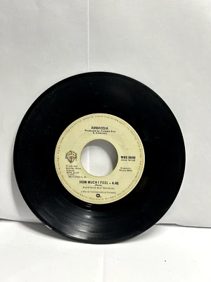 AMBROSIA - How Much I Feel / Ready For Camarillo - 45 RPM 7" Record 1978 WB - Image 1 of 2