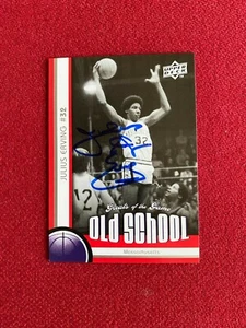 2010, Julius "Dr.J." Erving, "Autographed" (JSA) Upper Deck "Old School" Card - Picture 1 of 2
