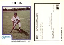 Rafael Bustamante 1987 ProCards #2707 Card *AutographDen*