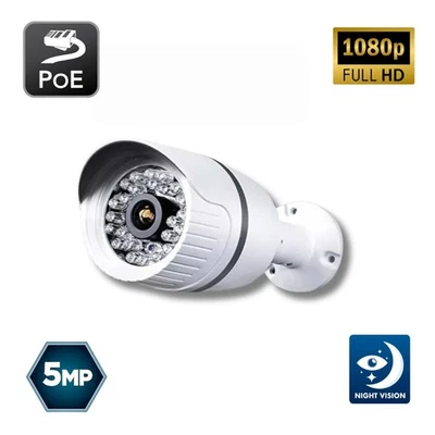 Telecamera IP POE 5MP | Videosorveglianza Full HD 1080P IP66 - Immagine 1 di 4
