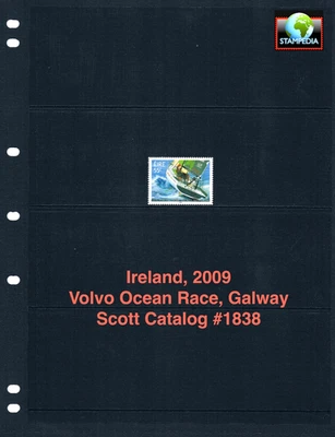 $1.60 Scott Value - 2009 IRELAND Yacht Race Sailing Sailboats CV MNH NH UMM - image 1 of 4