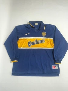 camiseta de fútbol BOCA JUNIORS (argentina) home manga larga NIKE 1997 T.xs - Picture 1 of 4