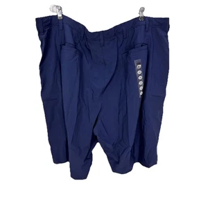 Izod Marineblau Golfshorts Herren Größe 50 Taille Freizeit Taschen - Bild 1 von 17
