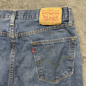Levis 527 Jeans Herren 34x36 Blau Denim Bootcut Low Rise Western Workwear Outdoor - Bild 1 von 10
