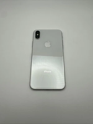 Carcasa trasera Apple iPhone X usada - plateada Foto 1 de 4