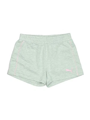 Pantalones cortos deportivos Puma verdes para niñas 7 Foto 1 de 2