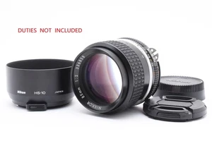 [Mint w/ Hood] Nikon Nikkor 85mm f/2 Ai-s Portrait Prime Lens / HS-10 from Japan - Picture 1 of 24