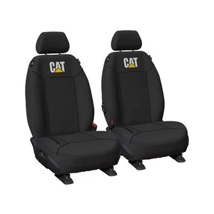 Sperling CAT Canvas Tailor Made Seat Covers - Black, Front - CM121.110 TMCATBLK - Picture 1 of 12