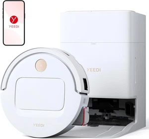 Yeedi M14 Plus Robot Aspirapolvere e Scopa con Stazione All-in-One, 18000Pa, Bianco - Foto 1 di 9