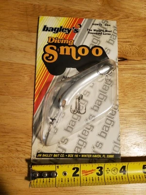 Bagley Smoo 3 Grey Shad    NEW IN BOX!!! - Image 1 of 4