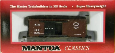 HO Mantua Classics #721011 Wooden Vintage 1860 Boxcar Southern Pacific Lines - Image 1 of 4