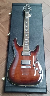 (MA2) Schecter Diamond Series C-1 + Plus Electric Guitar - Vintage Sunburst - Image 1 of 4