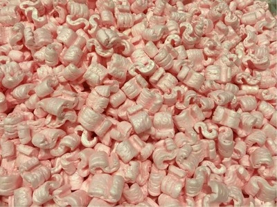 Packing Peanuts Shipping Anti Static Loose Fill 150 Gallons 20 Cubic Feet Pink - Image 1 of 2